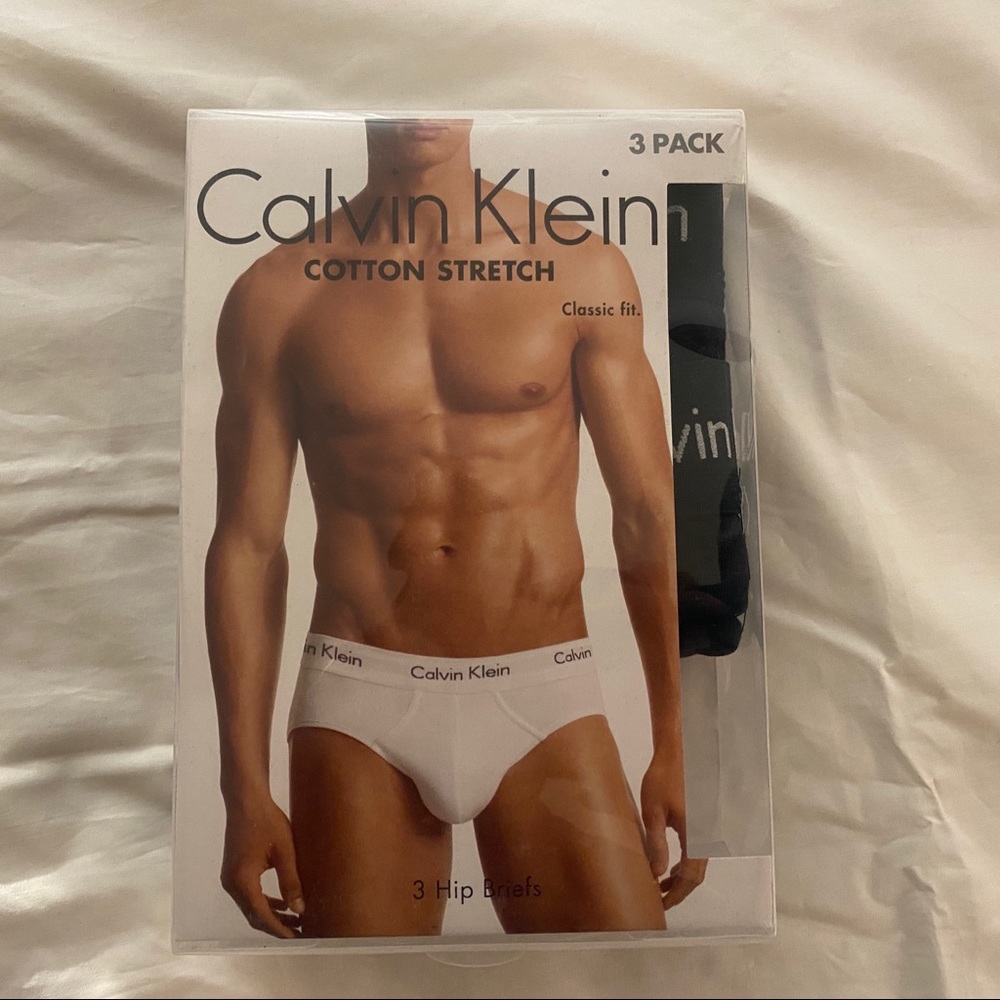 CK hip briefs - cotton stretch 2 pack